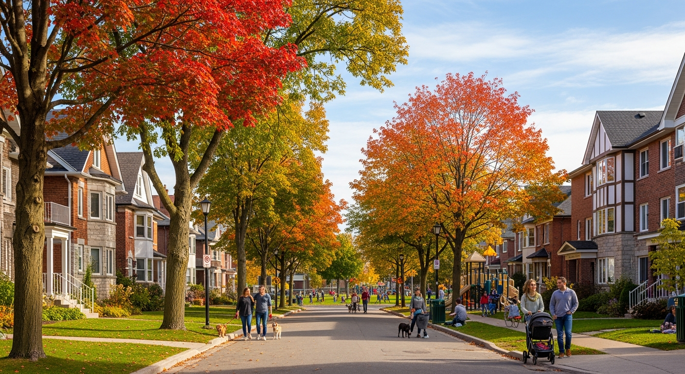 Thriving Ontario neighborhood