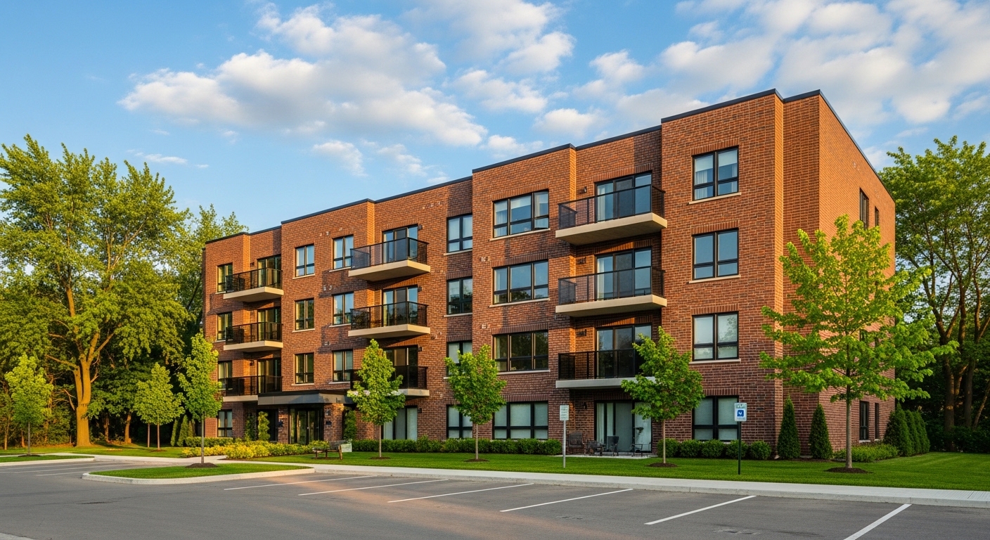 Multi-Family Brick Apartment Building